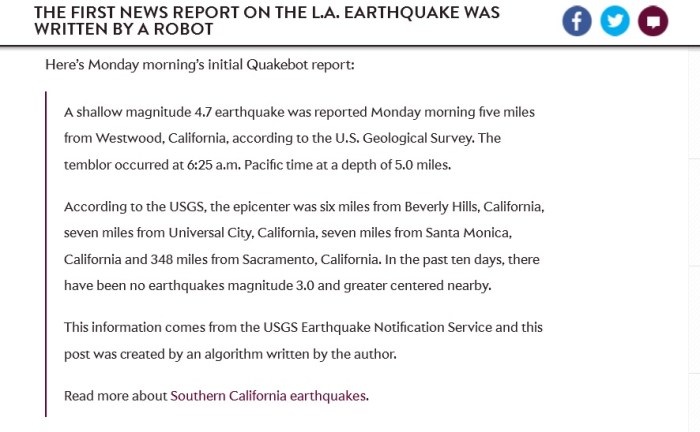 LA quake